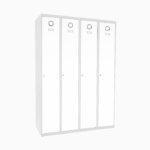 Taquilla metálica ECO 1 Puerta 4 Módulos - Imagen 3