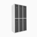 Taquilla metálica ECO 2 Puertas 3 Módulos - Imagen 2