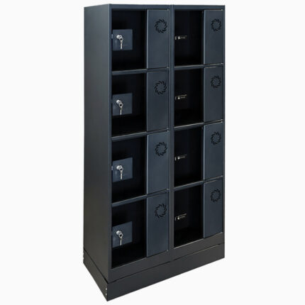 Consigna con 8 puertas de metacrilato