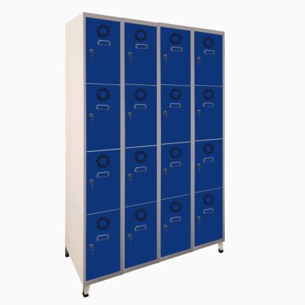 Taquilla metálica soldada 4 Puertas 4 Módulos
