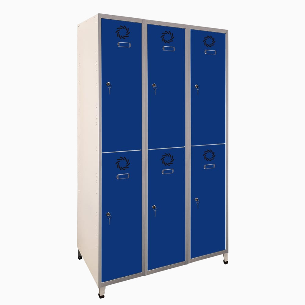 Taquilla metálica soldada ST-30/3 Taquilla metálica soldada 2 Puertas 3 Módulos